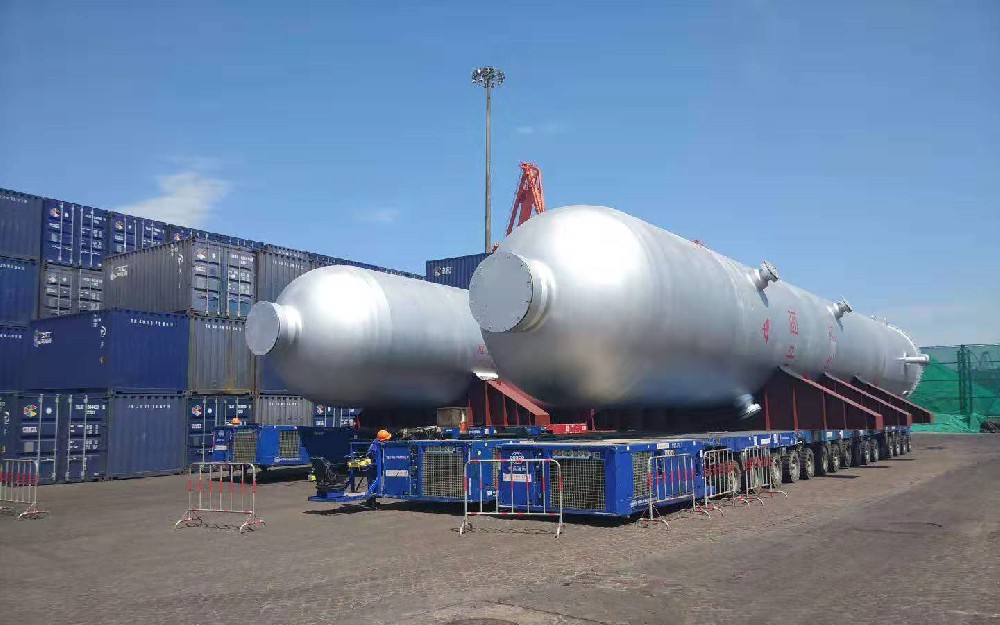 兰石630吨加氢反应器运输项目